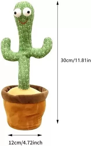 Cactus Bailarin / Recargable / Usb / Bebes Tienda Cod 957