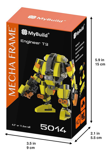 Mybuild Mecha Frame Engineer T2 - Mech Building Bricks, Dive