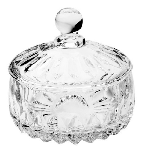 Potiche Decorativo Wolff Louise De Cristal 14cm X 14cm