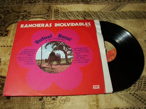 Rafael Rossi Rancheras Inolvidables V 2 Pro 1974 Vinilo Nm+