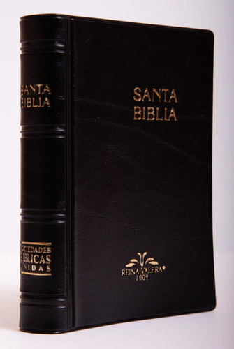 Biblia Bolsillo Reina Valera 1909 Vinil Negro Con Envío