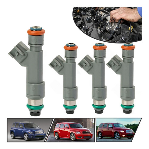 P 4pcs Inyectores De Combustible For Chevrolet Hhr Ls Hhr Lt