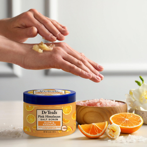 Exfoliante Corporal Dr. Teal's Pink Himalaya Salt Con Sal De