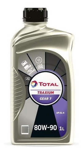 Aceite De Transmisión Total Traxium Gear 7 80w90 1 Litro