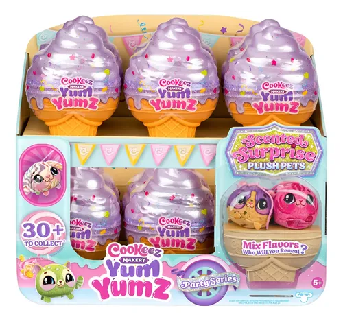 For For Cookeez Makery Yum Yumz Helado Peluche 2 Pack Morado