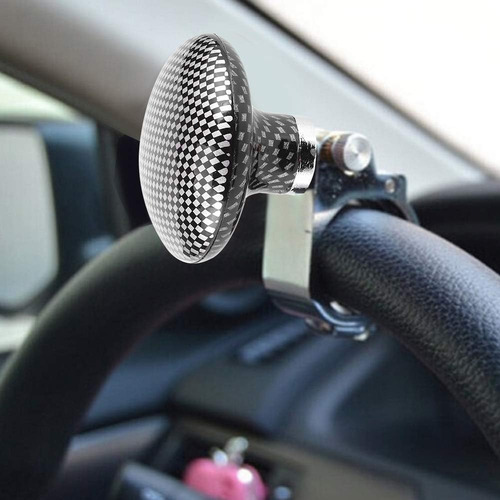 Rueda Giratoria Para Volante De Automóvil Con Patrón De Fibr