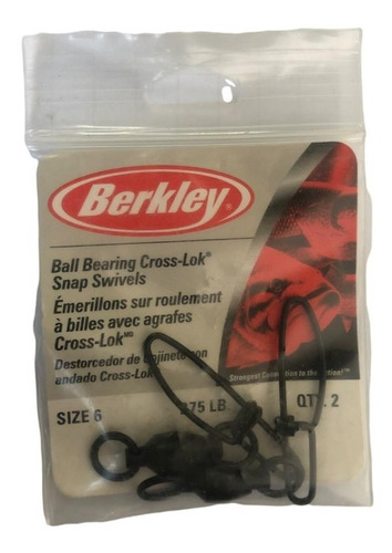 Mosquetones/ganchos De Pesca Berkley P6xbb Size 6 275lb