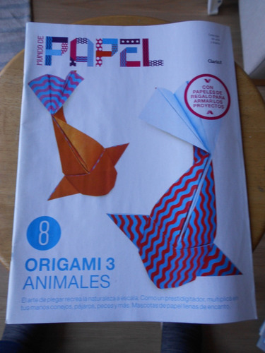 Revista Fasciculo 8 - Mundo Papel - Origami 3 Animales