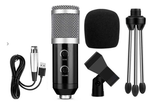 Micrófono Condenser Sm-200fx Profesional Usb 3,5 Pc 