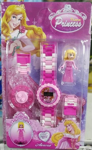 Relógio Infantil Pulseira Personagem Princesas Lego