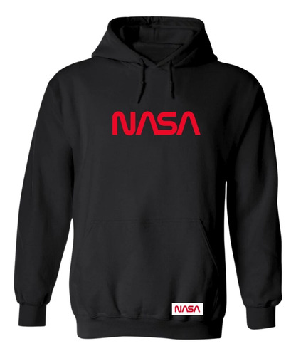 Sudadera Para Mujer Hoodie Nasa Worm Red