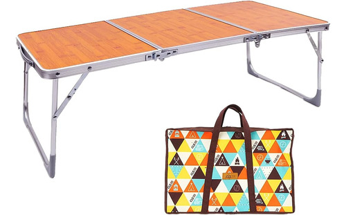 Mesa Picnic Plegable Portatil Para Acampar Al Libre Mesa Ple