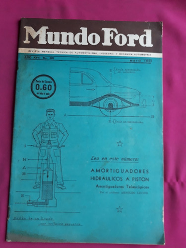 Mundo Ford N° 302 Revista Tecnica De Automovilismo 1949