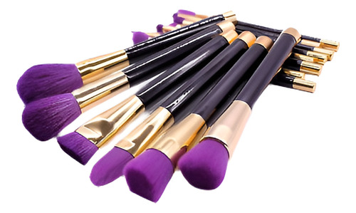 15pcs Maquillaje Cepillos Belleza Estética Fundación Polvo D