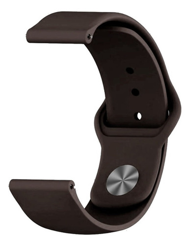 Pulseira Smartwatch 20mm 22mm Compatível Com Amazfit Bip Gts Cor Cinza Dark Largura 20 Mm