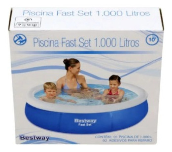 Bestway-piscina Inflable Rápida, 1000 Litros, 51cmx 1,68m #e