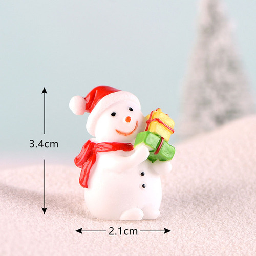 Adornos Navideños En Miniatura Para Manualidades, 9 Unidades