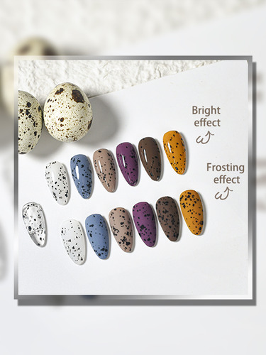 Pandora Glitter Gel Nail Polish Set/6 Pcs Huevos De Codorniz