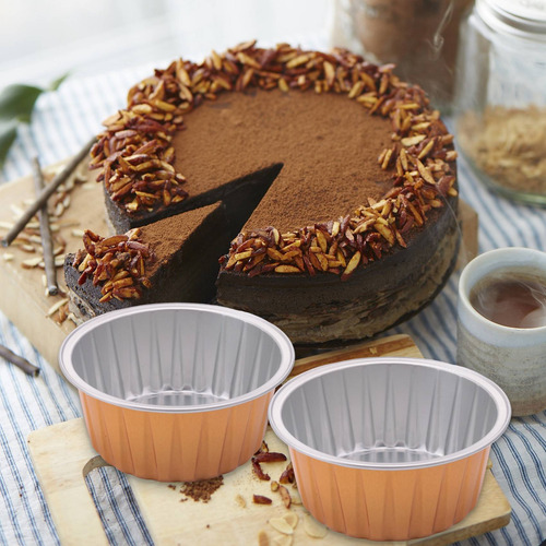 Tazas De Postre Con Tapa, Paquete De 25 Tazas Para Hornear D