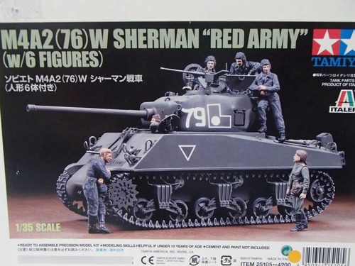 Tamiya Sherman Red Army 1/35 6 Figuras Envió Inmediato