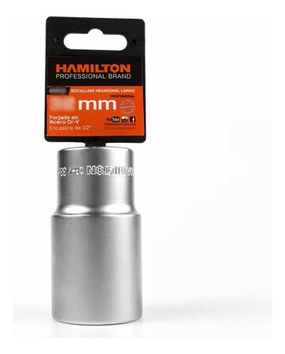 Bocallave Largo Hex Enc 1/2 27mm Hamilton Bhm27l