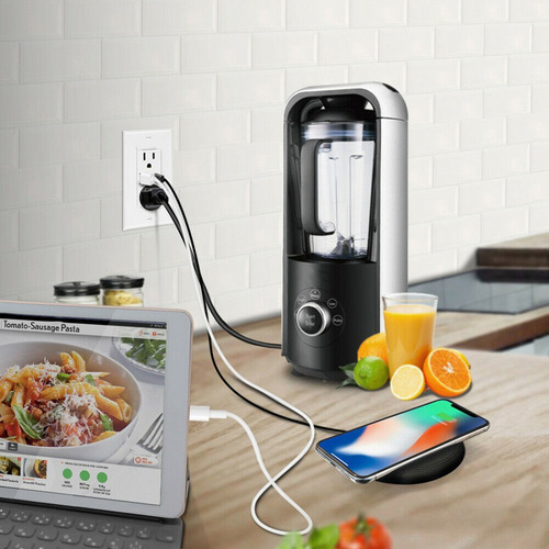 Imagen 2 de 8 de Enchufe De Pared Estándar Usb Tipo A Tipo C Adaptador De Ali