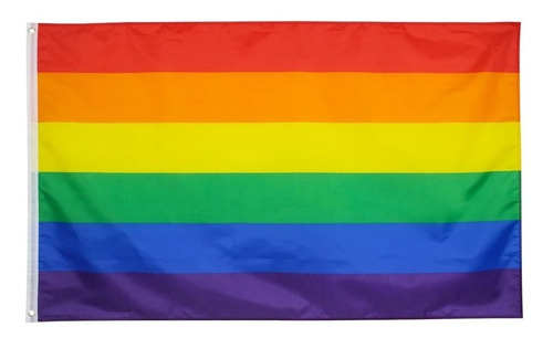 Bandera Gay Pride Lgbt Homo 1.5m X 90cm Resistente Lavable