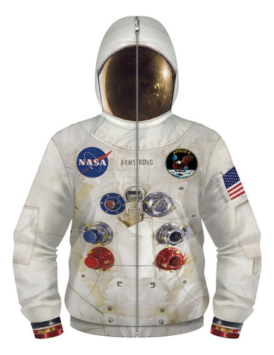 Ea Sudadera Enmascarada De Cosplay De Astronauta Para Niños