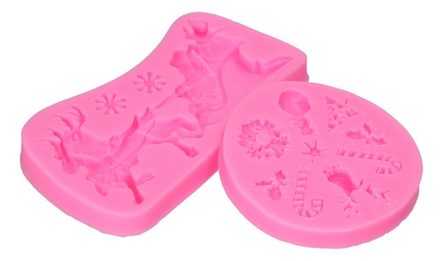 Moldes De Silicona Para Chocolate, 2 Unidades, Antiadherente