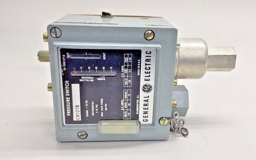 Ge Cr127b15 New Pressure Switch 115v Ac/dc 1-75psi Nema Ccb