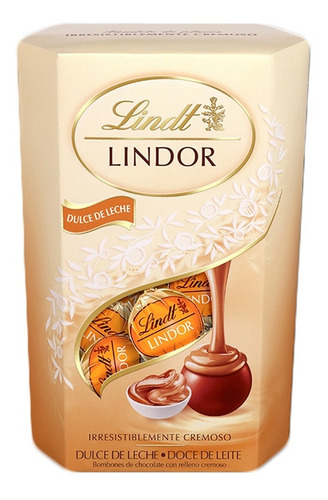 Bombones Chocolate Lindt Lindor Dulce De Leche X200g