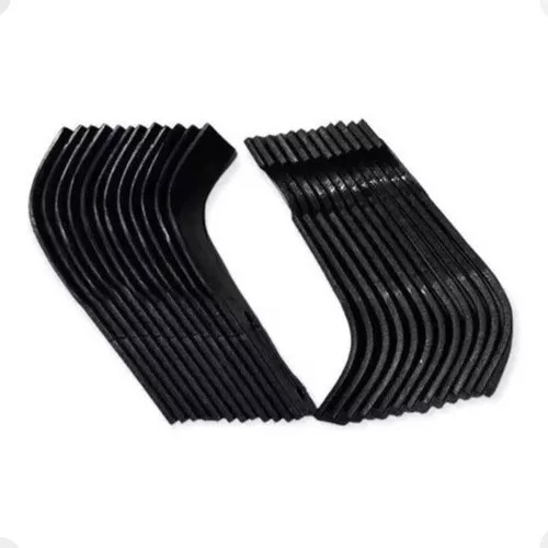 Kit Com 24 Lâminas Enxada Rotativa Tratorito Branco B4t 6,5c