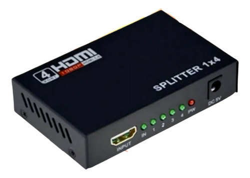 Hdmi Splitter 1x4 1.4 Full Hd 4k Multiplica Señal Conecta4tv