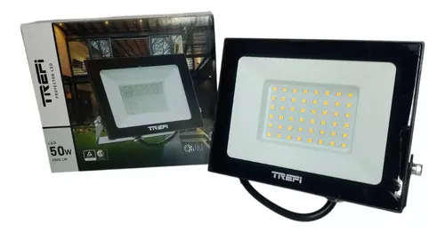 Proyector Led 50w Reflector 4500lm Ip65 Trefi Luz Exterior
