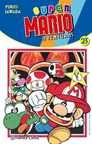 Super Mario Nã⺠23, De Yukio Sawada. Editorial Planeta Comic, Tapa Blanda En Español