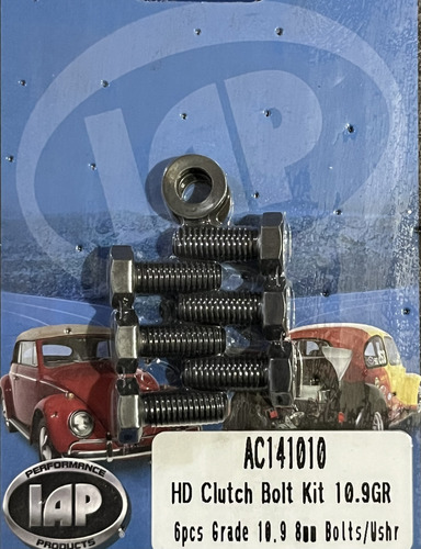 Kit Tornillos Embrague 10.9 Grado Vw Escarabajo Kombi