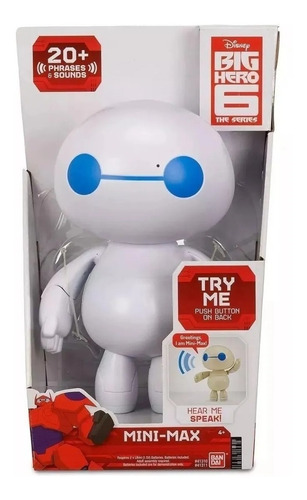 Muñeco Robot Mini Max - Sonidos Y Frases Big Hero 6 - Bandai