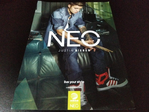 (pf304) Publicidad adidas Neo * Justin Bieber