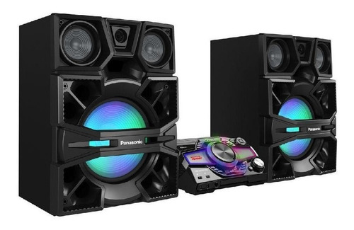 Imagen 2 de 4 de Minicomponente Panasonic SC-MAX9000 negro con bluetooth, nfc 4000W de potencia - 220V - 240V