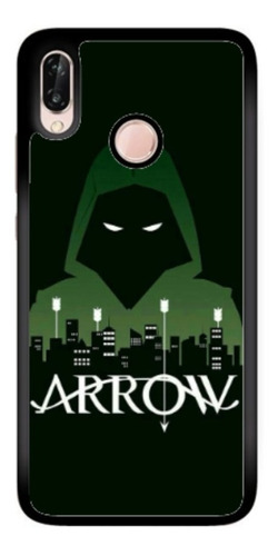 Funda Protector Para Huawei Flecha Verde Silueta Arrow Serie