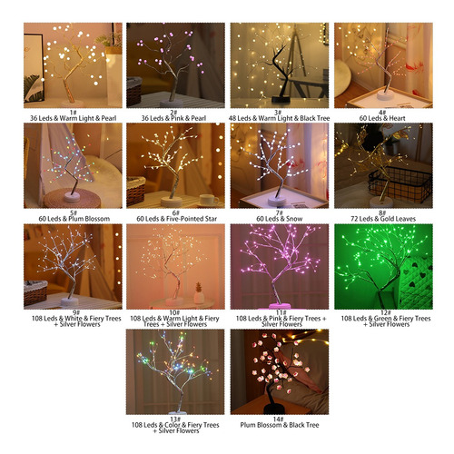 Imagen 7 de 9 de Navidad Led Árbol Luz Casa Fiesta Boda Festival