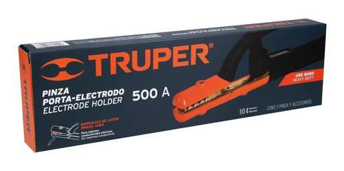 Portaelectrodo Pinza Soldar 500 Amp Truper 14233