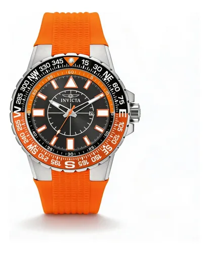 Invicta Relógio Aviator 19268 Quartzo 52mm Mostrador Preto