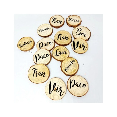 Portavasos D Mdf Madera Personalizados Grabados Con Sin Logo