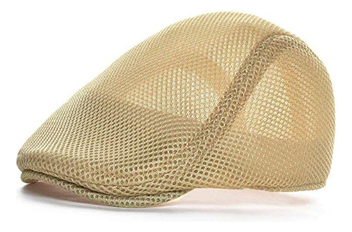 Gorra Plana De Malla Ajustable Para Vendedor De Periódicos C