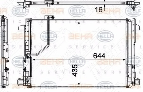 Condensador Ar Condicionado Mercedes E63 Amg 6.2 V8 09-13