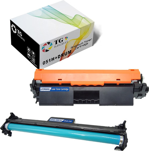 Combo Toner Y Unidad De Imagen Para Canon 051 Alternativos