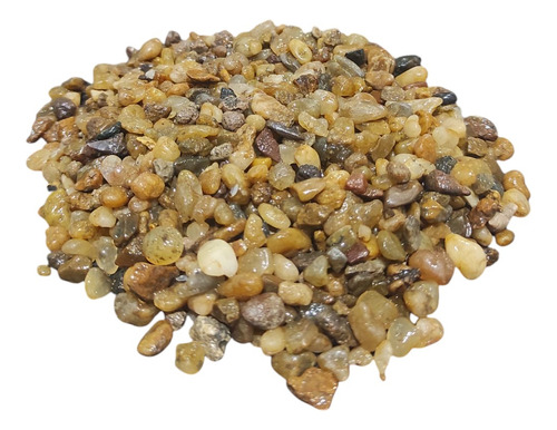 Granza Grava Para Peceras Acuarios X 1 Kilo De 3 A 6 Mm
