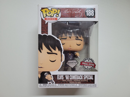 Funko Pop Rocks Elvis Presley 188 Diamond