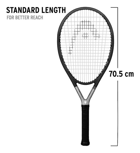 Head Ti.s6 236005-4.25 Black/Grey 68cm 1lb